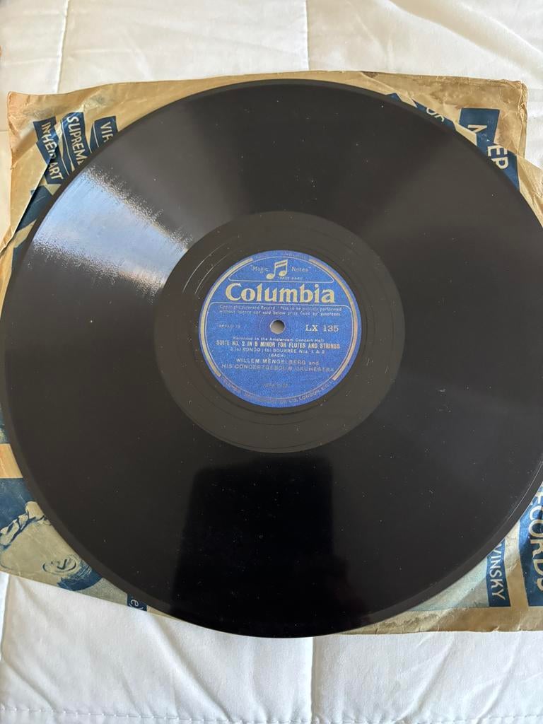 Klassieke 78 toeren 12 inch, Cd's en Dvd's, Gebruikt, Ophalen of Verzenden, Romantiek, 12 inch