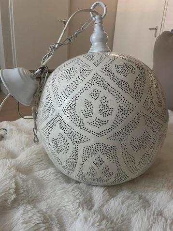 Witte Zenza hanglamp maat M filigrain beschikbaar voor biedingen