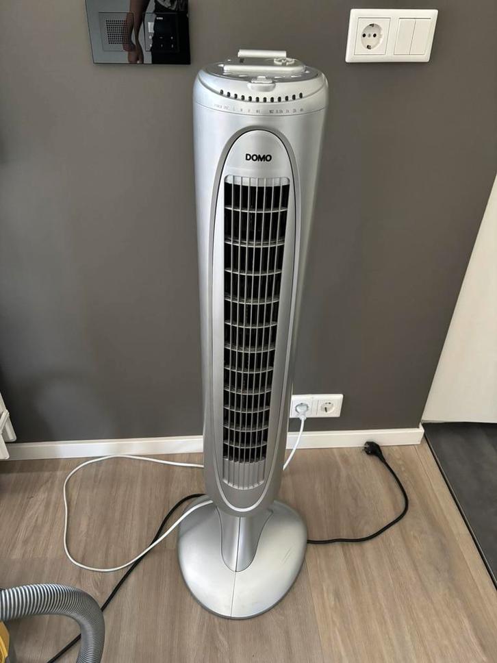 Domo torenventilator, Witgoed en Apparatuur, Ventilatoren, Gebruikt, Torenventilator, Ventilator met afstandsbediening, Ophalen