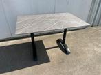 12 horeca terrastafels marmerlook grijs trespa volkern zgan, Ophalen, Zo goed als nieuw