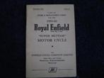 Royal Enfield Super Meteor 1959/1960 motorcycle  parts list, Ophalen of Verzenden, Overige merken
