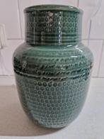 Groene vaas/bloempot., Huis en Inrichting, Ophalen, Aardewerk of Porselein, Zo goed als nieuw, Minder dan 50 cm
