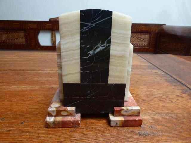 Art deco marmeren sierstuk, boekensteun, Antiek en Kunst, Antiek | Woonaccessoires, Ophalen of Verzenden