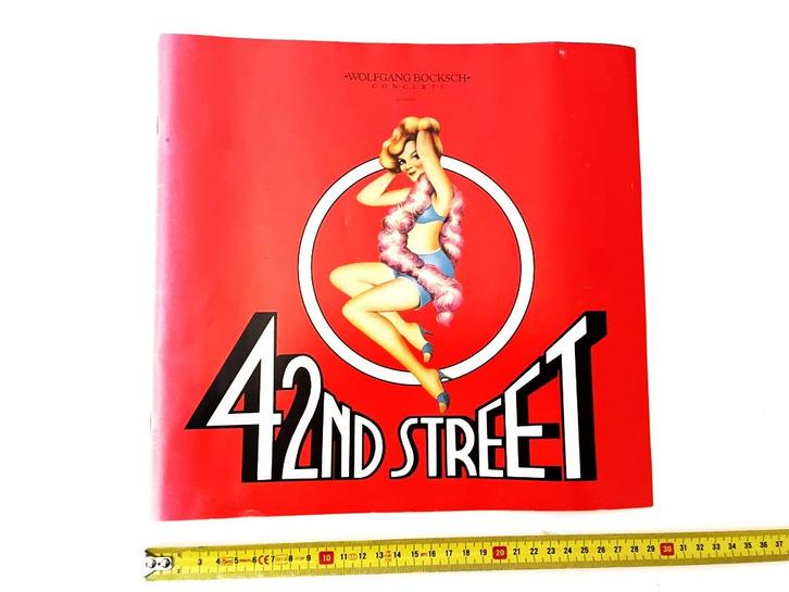 Programma 42nd Street, musical, 1991, Boeken, Kunst en Cultuur | Dans en Theater, Gelezen, Ballet of Musical, Ophalen of Verzenden