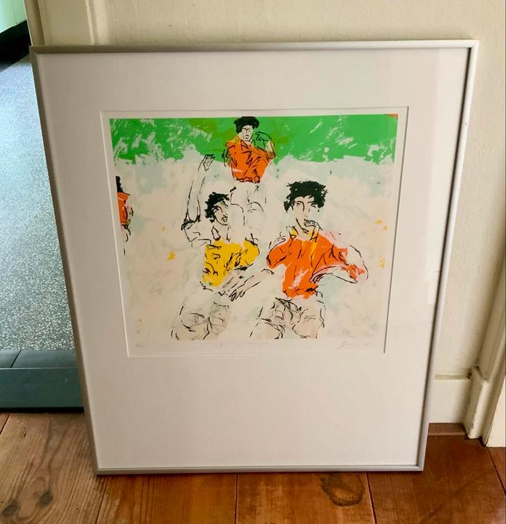 Menno Bauer - Verlangen op vleugels 2/50 hand gesigneerd, Antiek en Kunst, Kunst | Litho's en Zeefdrukken, Ophalen of Verzenden