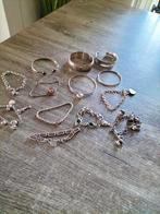 Prachtige lot antieke zilveren armbanden., Sieraden, Tassen en Uiterlijk, Antieke sieraden, Verzenden, Zilver, Armband
