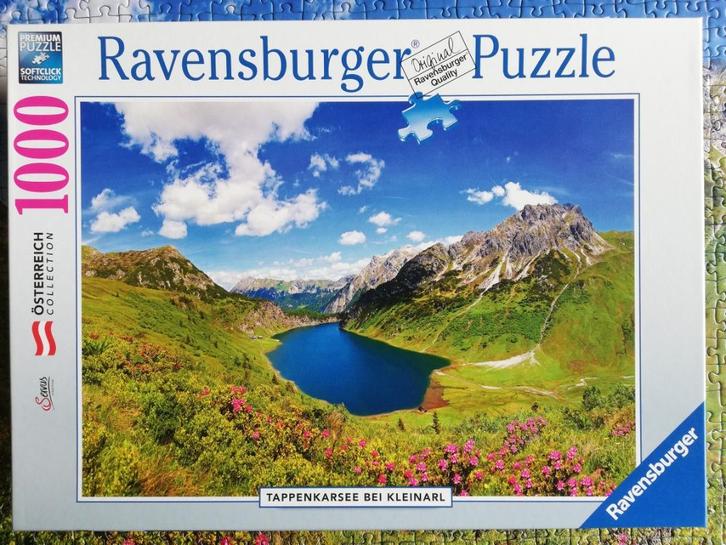 Puzzel 1000 stukjes: Tappenkarsee bei Kleinarl, Hobby en Vrije tijd, Denksport en Puzzels, Gebruikt, Legpuzzel, 500 t/m 1500 stukjes