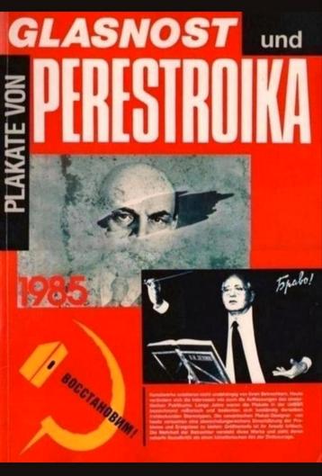 XXL Formaat POSTERBOEK KUNST GLASNOST/PERESTROIKA Rusland beschikbaar voor biedingen