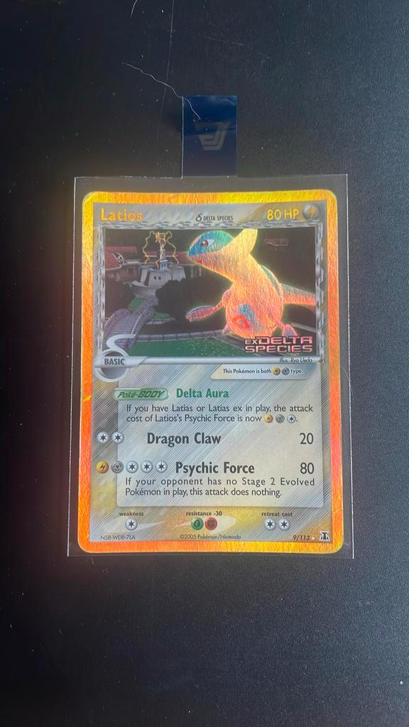 Latios 9/113 Stamped, Hobby en Vrije tijd, Verzamelkaartspellen | Pokémon, Zo goed als nieuw, Losse kaart, Ophalen of Verzenden