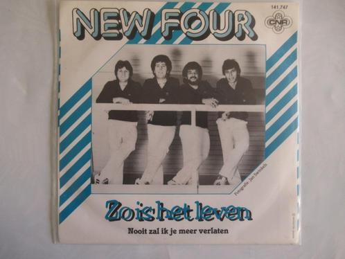 THE NEW FOUR # ZO IS HET LEVEN/NOOIT ZAL IK JE MEER VERLATEN, Cd's en Dvd's, Vinyl | Nederlandstalig, Zo goed als nieuw, Levenslied of Smartlap