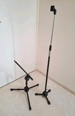2x Microfoon standaard microphone stand statief voor drums, Muziek en Instrumenten, Standaards, Microfoon, Instrumentstandaard