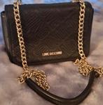 Moschino Zwart Kettingtas - Klein & Stijlvol, Ophalen of Verzenden, Zo goed als nieuw, Zwart, Schoudertasje