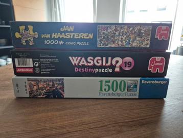 3 puzzels beschikbaar voor biedingen