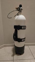 Persluchtfles 12 L 300 bar met vulset en accessoires, Ophalen of Verzenden, Zo goed als nieuw, Duikfles