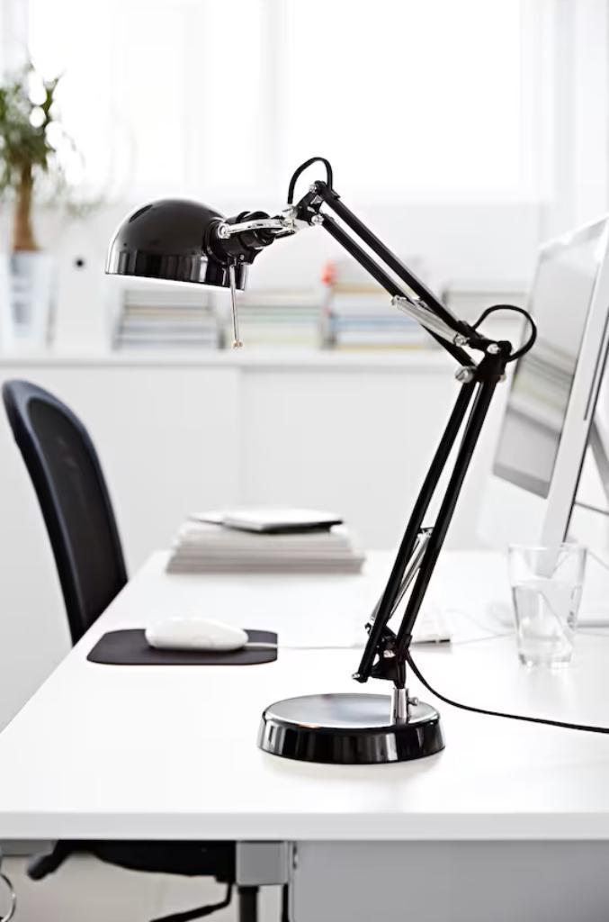 Bureaulamp Forsa, Huis en Inrichting, Lampen | Tafellampen, Gebruikt, Minder dan 50 cm, Metaal, Ophalen of Verzenden