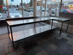 2 RVS Werktafels - Pizza Bedrijf, Zakelijke goederen, Ophalen, Gebruikt, RVS Meubilair