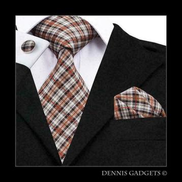 Dennis Gadgets: 100 % zijden stropdas ( 3 delig !! ) DG 0283 beschikbaar voor biedingen