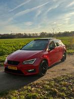 Seat Leon fr 1.8 TSI 132KW/180PK Dsg-7 2013 Rood, Auto's, Seat, 1227 kg, Zwart, 4 cilinders, Leder en Stof