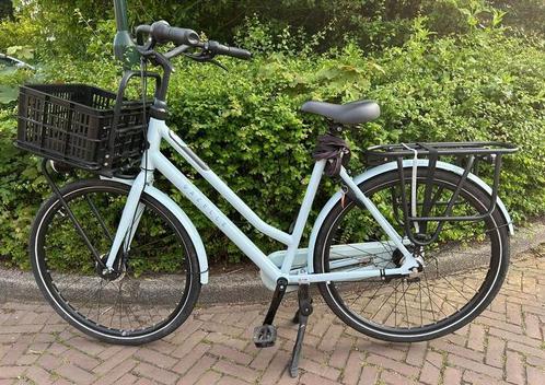 Gazelle HeavyDutyNL Dames T7 Iced Blue | 59 cm, Fietsen en Brommers, Fietsen | Dames | Damesfietsen, Zo goed als nieuw, Gazelle