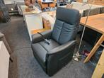 Relax ( Elektrisch ) Sta-Op Lederen Fauteuil zwart NIEUW, Ophalen, Nieuw, 50 tot 75 cm, Leer
