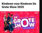 Kinderen voor Kinderen de Grote Show 29/12 Afas, Tickets en Kaartjes, Twee personen, December