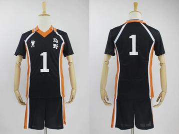 Haikyuu Karasuno High School Volleybal Anime Cosplay Kostuum beschikbaar voor biedingen