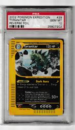 Japanese Tyranitar Reverse Foil PSA 10, Ophalen of Verzenden, Nieuw, Losse kaart, Foil