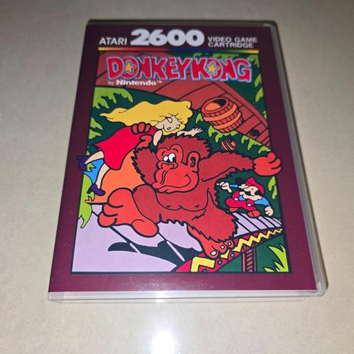 Donkey Kong Atari 2600 Game case, Spelcomputers en Games, Games | Atari, Zo goed als nieuw, Verzenden