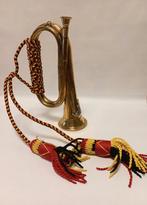 Koperen Trompet met Touw - 25cm, Ophalen of Verzenden, Gebruikt, Overige typen