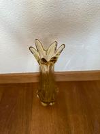 Vaasje (Yellow swirl vase), Merano, vintage, Antiek en Kunst, Ophalen of Verzenden