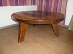 Antieke ronde salontafel, Huis en Inrichting, Tafels | Eettafels, Ophalen, Overige materialen, Gebruikt, Rond