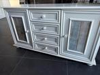 Vintage houten dressoir / kastje te koop, Ophalen, Gebruikt, 100 tot 150 cm, Eikenhout