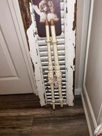 2 brocante houten trapspijlen, Antiek en Kunst, Curiosa en Brocante, Ophalen of Verzenden