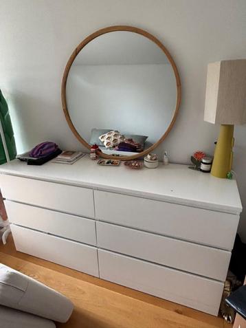 Ikea MALM chest of drawers white