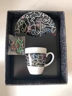 Kunst kop en schotel Designed by Wim Heesakkers, Antiek en Kunst, Ophalen of Verzenden