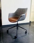 8x Zuiver bureaustoel | Doulton vintage bruin, Ophalen, Zo goed als nieuw, Grijs, Bureaustoel
