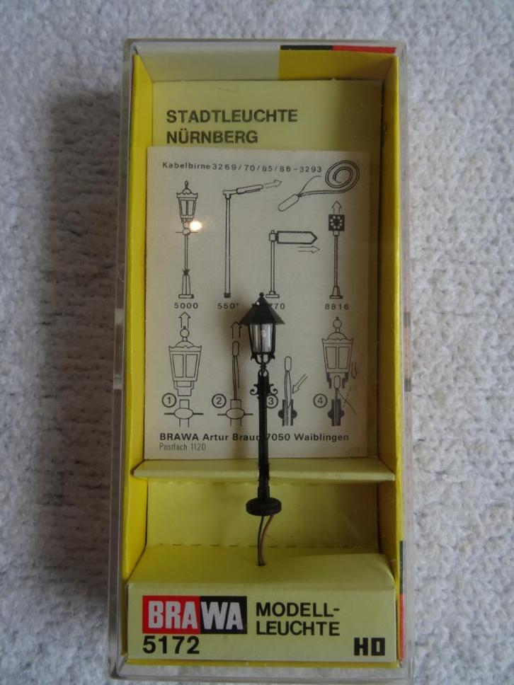 Fleischmann Stadsverlichting Nurnberg (5172), Hobby en Vrije tijd, Modeltreinen | H0, Zo goed als nieuw, Overige typen, Gelijkstroom of Wisselstroom