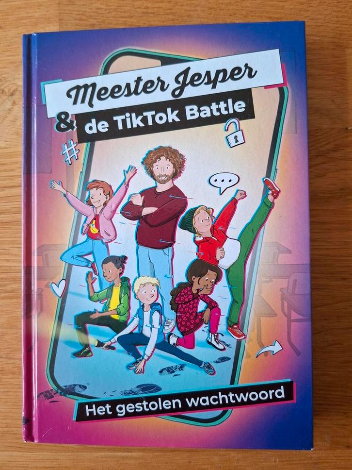 Jesper Hesseling - Meester Jesper & de TikTok Battle, Boeken, Kinderboeken | Jeugd | 10 tot 12 jaar, Zo goed als nieuw, Ophalen of Verzenden