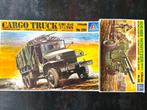 Getrokken geschutscombi. GMCtruck en 105mm houwitzer 1:35, Hobby en Vrije tijd, Modelbouw | Auto's en Voertuigen, Ophalen, Italeri
