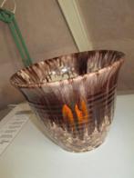 retro bloempot, Overige kleuren, Aardewerk of Porselein, Ophalen of Verzenden, Zo goed als nieuw