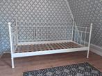 IKEA TROMSNES wit metalen bed vs 210x100 cm, Ophalen, 100 cm, Eenpersoons, Zo goed als nieuw