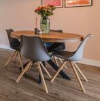 Mooie tafel met 4 stoelen - Stijlvol en comfortabel, Huis en Inrichting, Complete eetkamers, Ophalen of Verzenden, Gebruikt, 4 tot 6 stoelen