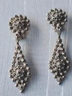 Zilveren oorhangers verguld E718 Zeeuwse knoppen oorbellen, Ophalen, Zo goed als nieuw, Goud, Zilver