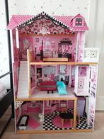 Kidscraft Amelia poppenhuis barbiehuis groot!, Gebruikt, Ophalen
