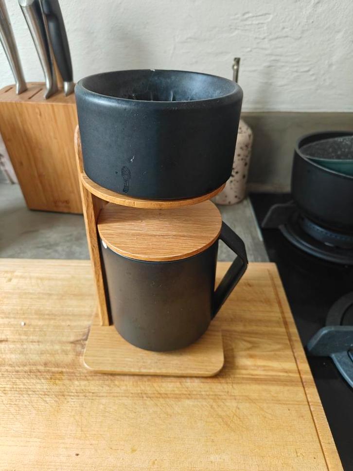 Handgemaakte slow drip koffiemaker van wolf en miu, Witgoed en Apparatuur, Koffiezetapparaten, Zo goed als nieuw, Ophalen of Verzenden
