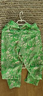 Groen/ beige gebloemde broek, Zozo, Kleding | Dames, Ophalen of Verzenden, Zo goed als nieuw, Maat 34 (XS) of kleiner, Groen