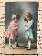 1914 Twee zusjes (NN), Ophalen of Verzenden, Voor 1920, Gelopen, Kinderen