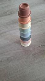 Mushie stapeltoren, Kinderen en Baby's, Speelgoed | Babyspeelgoed, Ophalen of Verzenden, Zo goed als nieuw, Overige typen