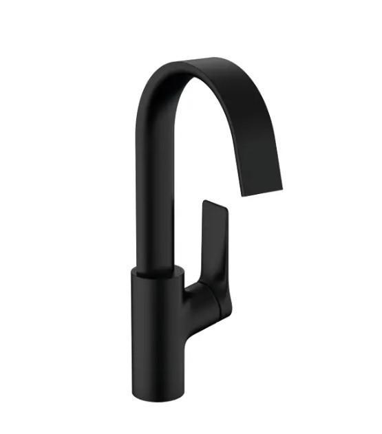 Wastafelkraan Hansgrohe Vivenis 210 mat zwart, Doe-het-zelf en Verbouw, Sanitair, Nieuw, Kraan, Ophalen of Verzenden