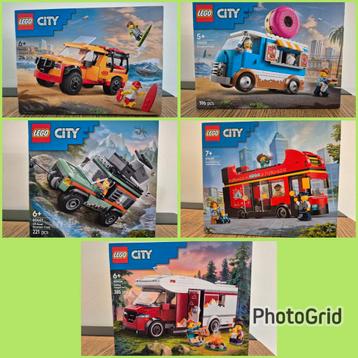 LEGO City sets (60407/60447/60452/60453/60454) beschikbaar voor biedingen